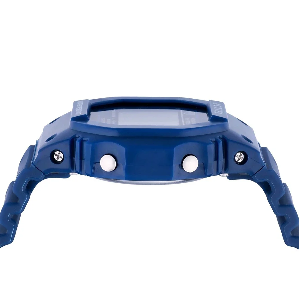 Activa Mens Digital Sports Watch Navy Blue Resin Square Case 30M Water Resistant